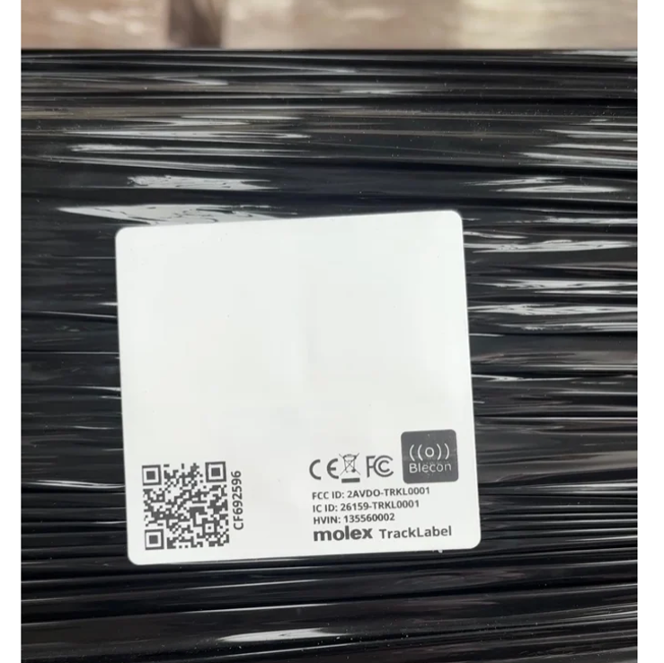 A Bluetooth sticker with built-in chip and printed battery